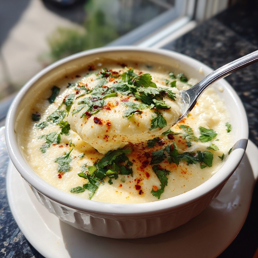 Blumenkohlsuppe mit Kokosmilch