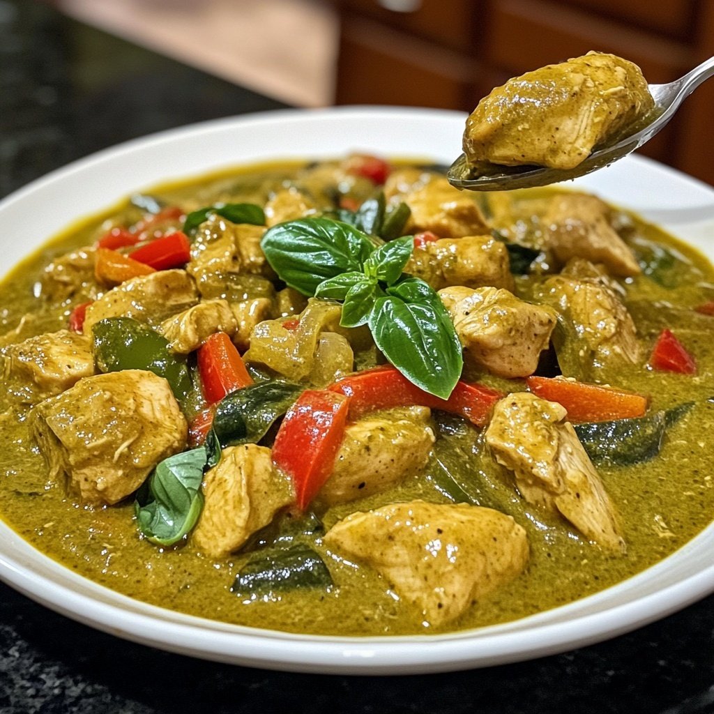 Thai Grünes Curry mit Huhn