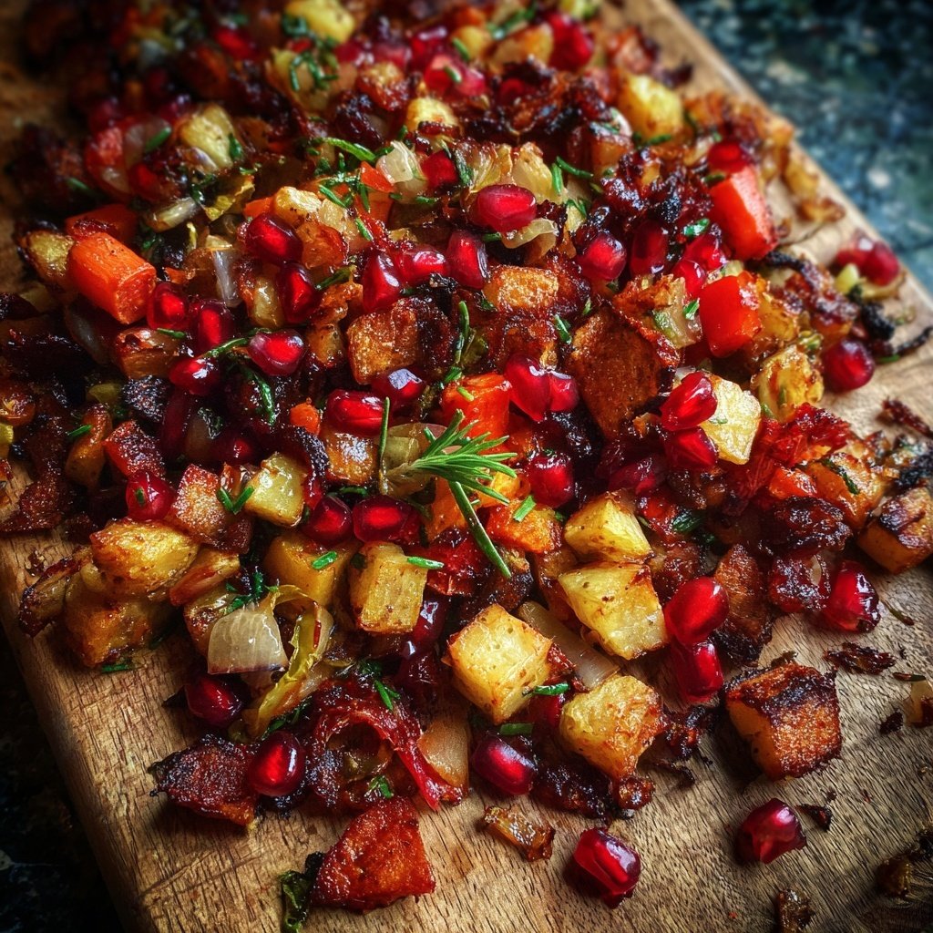 Ofengemüse mit Granatapfel