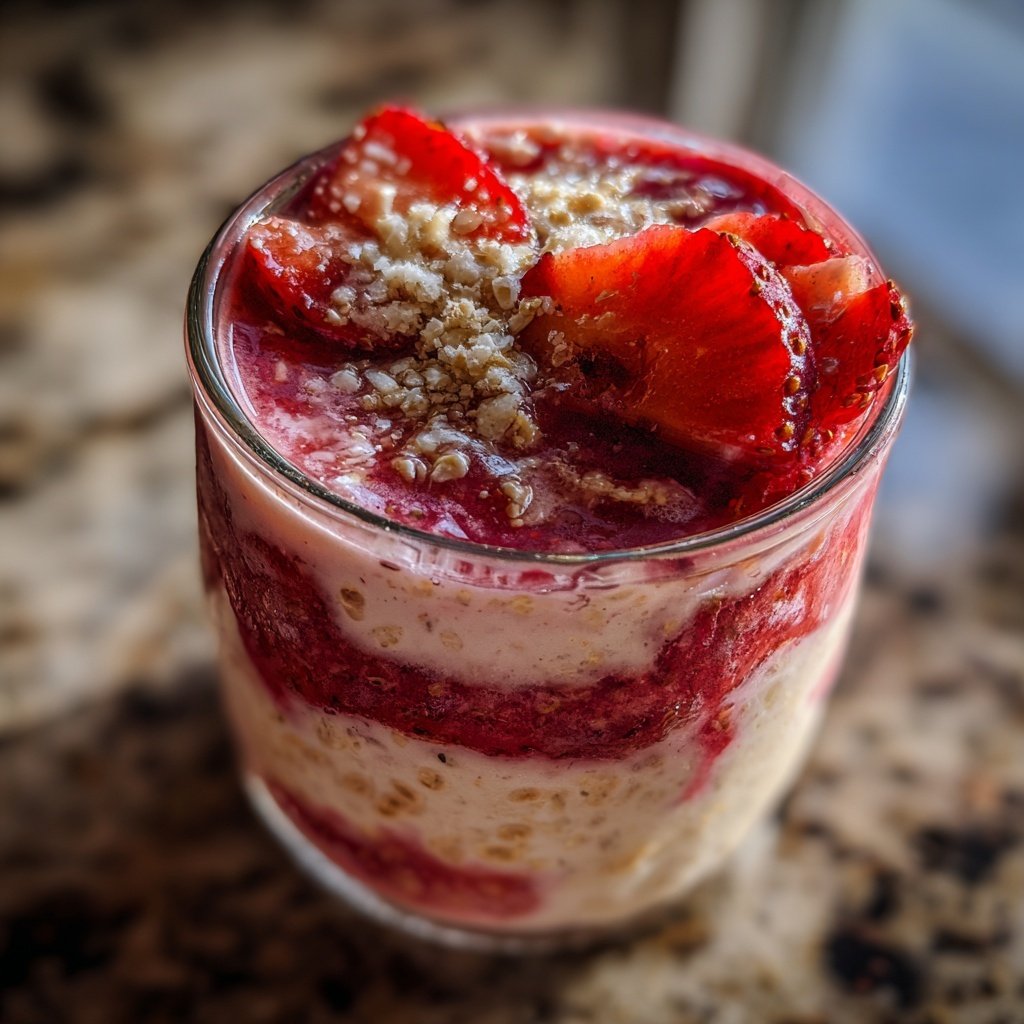 Erdbeer Overnight Oats
