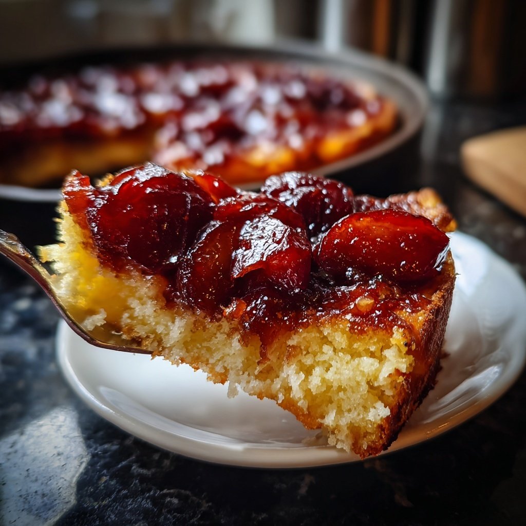 Pfannkuchen mit Zwetschgenkompott