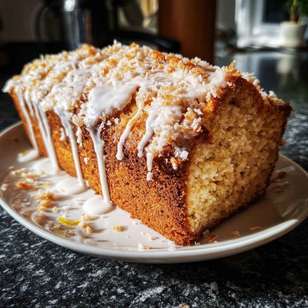 Zitronenkuchen mit Kokosmehl